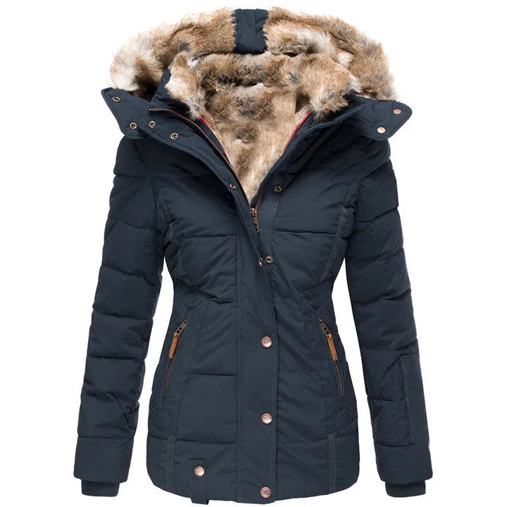 Belén – Warmer Wintermantel mit Fellfutter