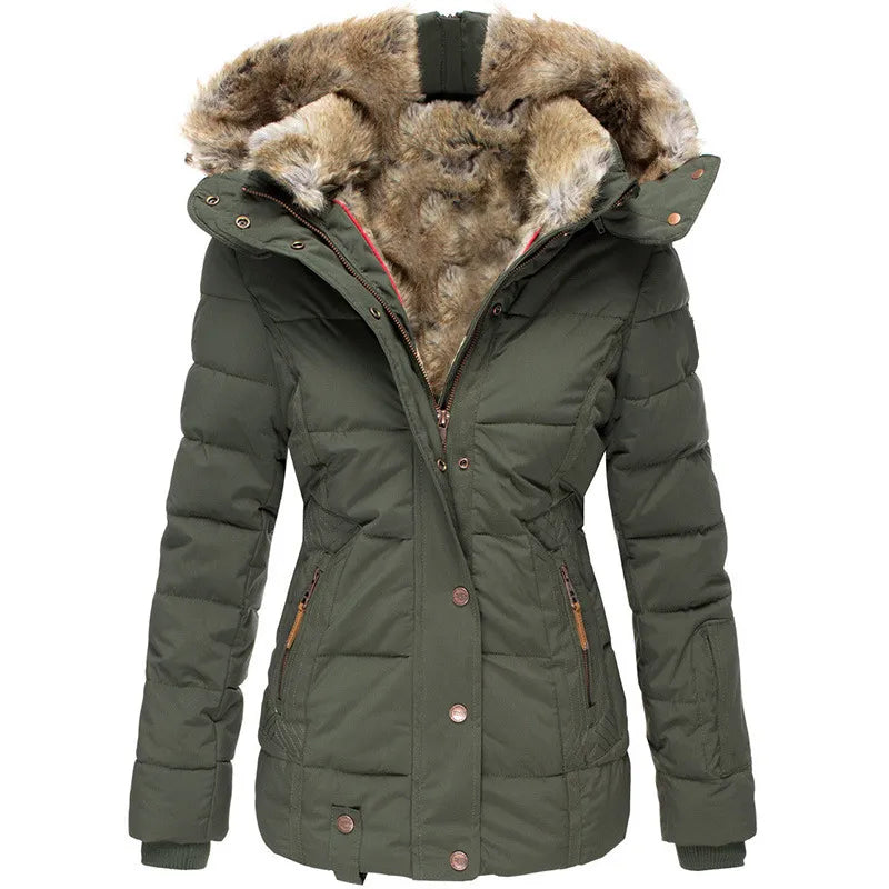Belén – Warmer Wintermantel mit Fellfutter