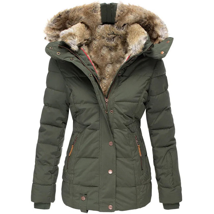 Belén – Warmer Wintermantel mit Fellfutter