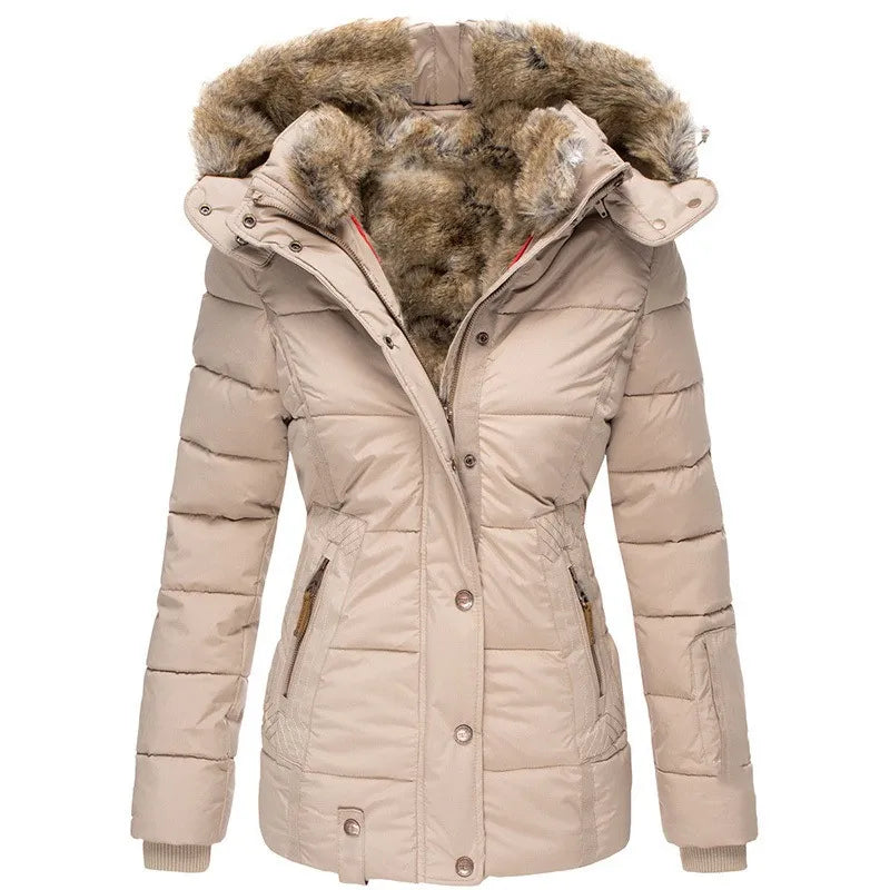 Belén – Warmer Wintermantel mit Fellfutter