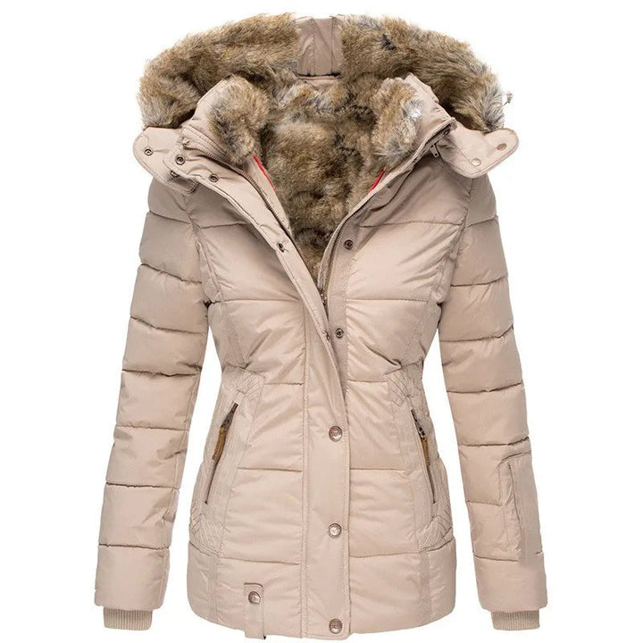 Belén – Warmer Wintermantel mit Fellfutter