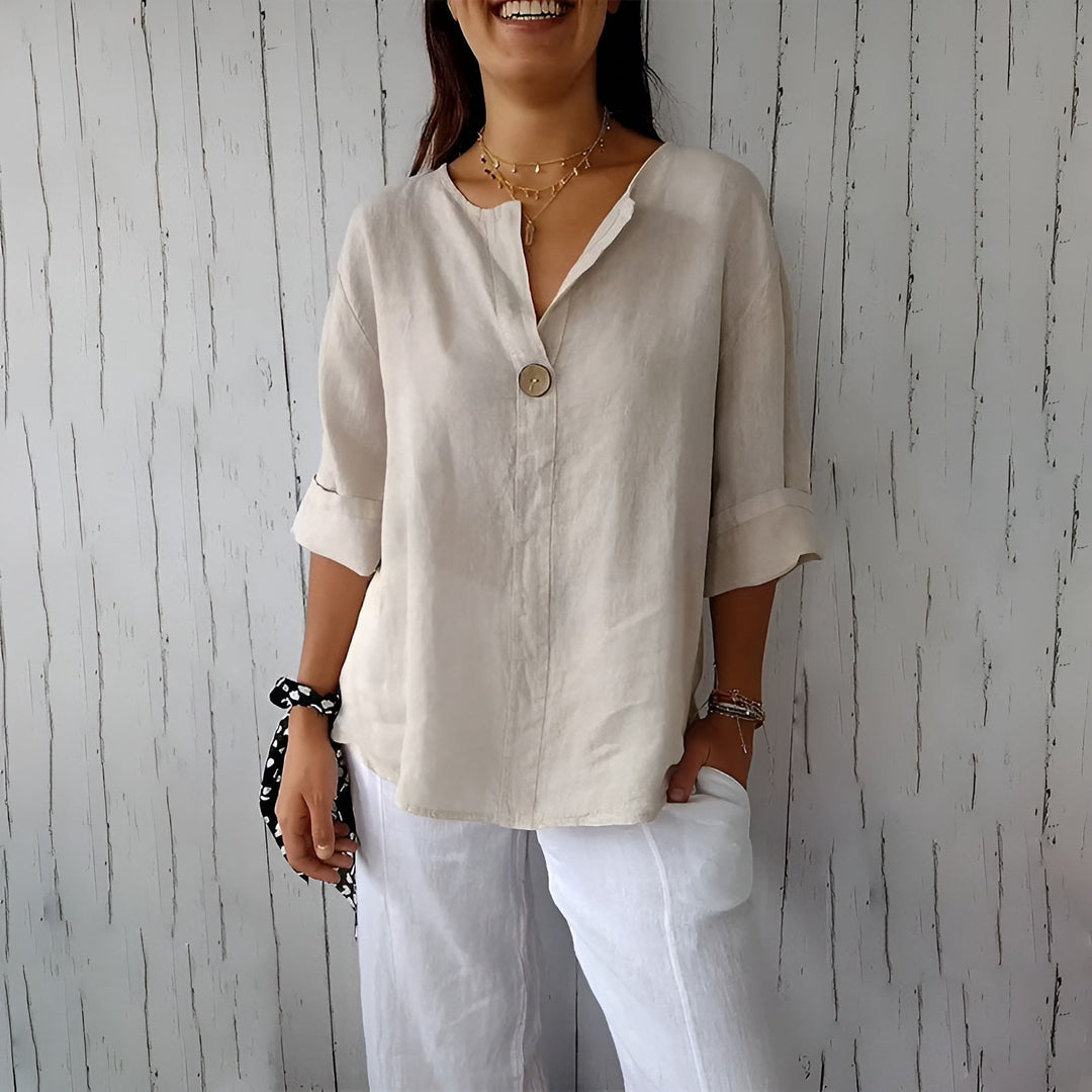 Anita™ | Elegantes Leinenhemd (50 % Rabatt)